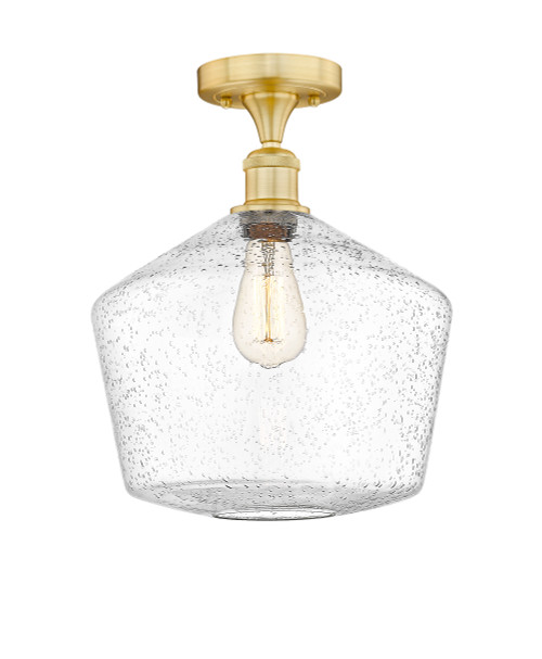 INNOVATIONS 616-1F-SG-G654-12 Cindyrella 1 12 inch Semi-Flush Mount Satin Gold