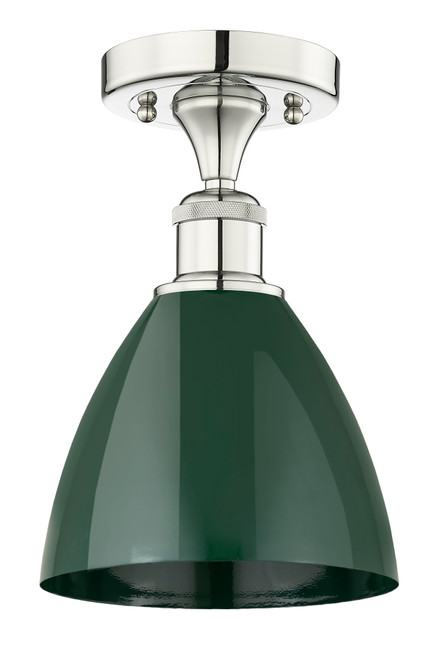 INNOVATIONS 616-1F-PN-MBD-75-GR Edison 1 7.5 inch Semi-Flush Mount Polished Nickel