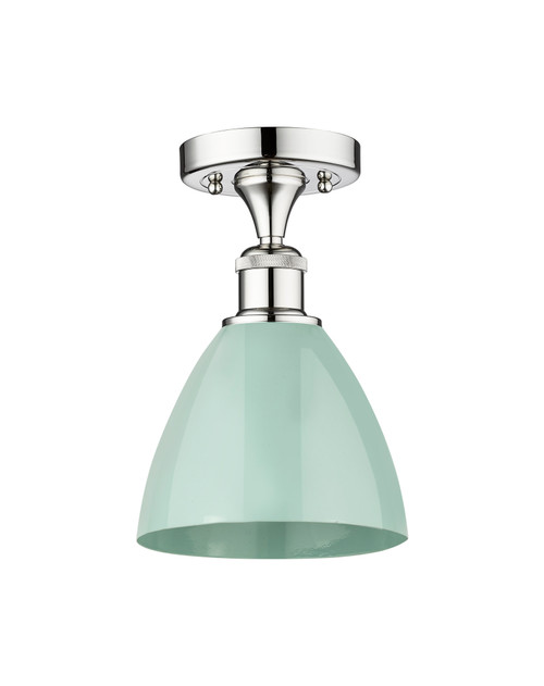 INNOVATIONS 616-1F-PC-MBD-75-SF Edison 1 7.5 inch Semi-Flush Mount Polished Chrome