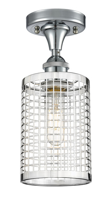 INNOVATIONS 516-1C-PC-M18-PC Nestbrook 1 5 inch Semi-Flush Mount Polished Chrome