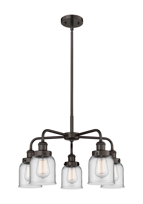 INNOVATIONS 916-5CR-OB-G52 Edison 5 23 inch Chandelier Oil Rubbed Bronze