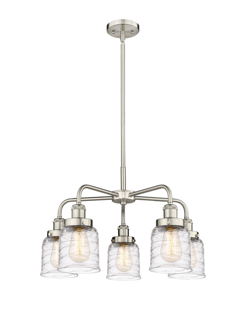 INNOVATIONS 916-5CR-SN-G513 Cone 5 23 inch Chandelier Satin Nickel