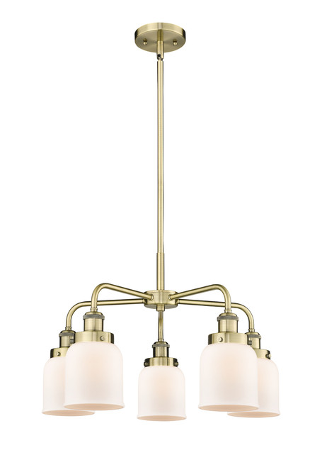 INNOVATIONS 916-5CR-AB-G51 Cone 5 23 inch Chandelier Antique Brass