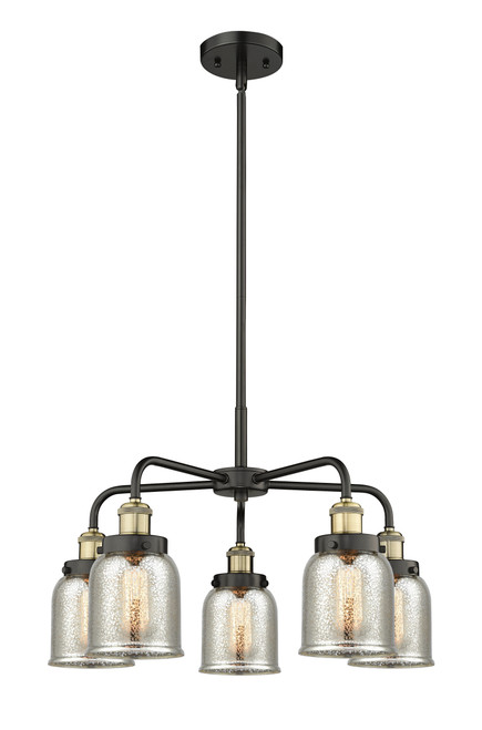 INNOVATIONS 916-5CR-BAB-G58 Cone 5 23 inch Chandelier Black Antique Brass