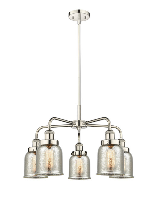 INNOVATIONS 916-5CR-PN-G58 Cone 5 23 inch Chandelier Polished Nickel