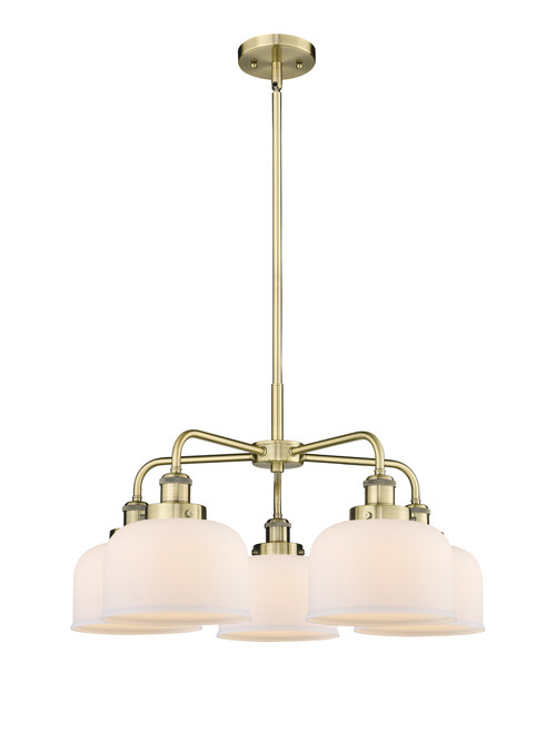 INNOVATIONS 916-5CR-AB-G71 Cone 5 26 inch Chandelier Antique Brass