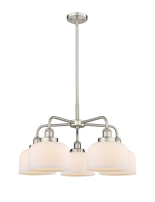 INNOVATIONS 916-5CR-SN-G71 Cone 5 26 inch Chandelier Satin Nickel