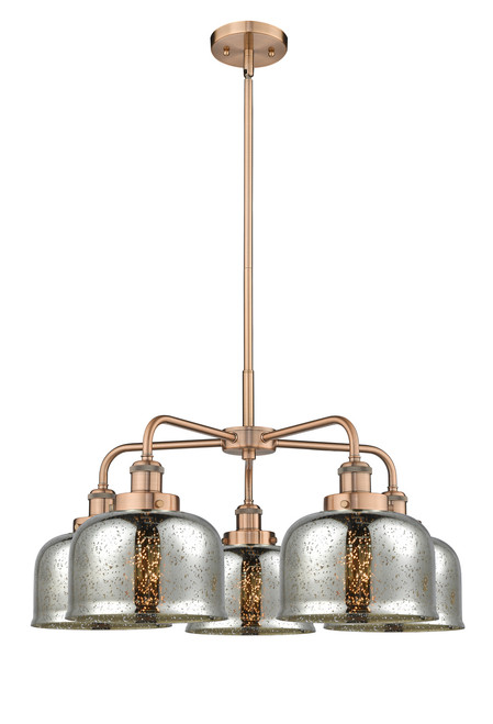 INNOVATIONS 916-5CR-AC-G78 Cone 5 26 inch Chandelier Antique Copper