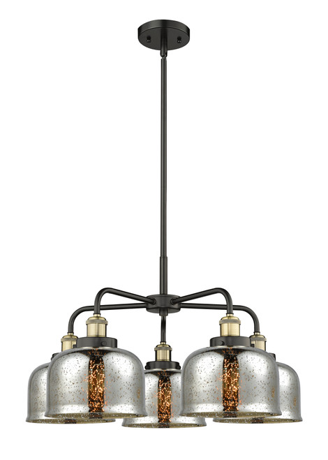 INNOVATIONS 916-5CR-BAB-G78 Cone 5 26 inch Chandelier Black Antique Brass