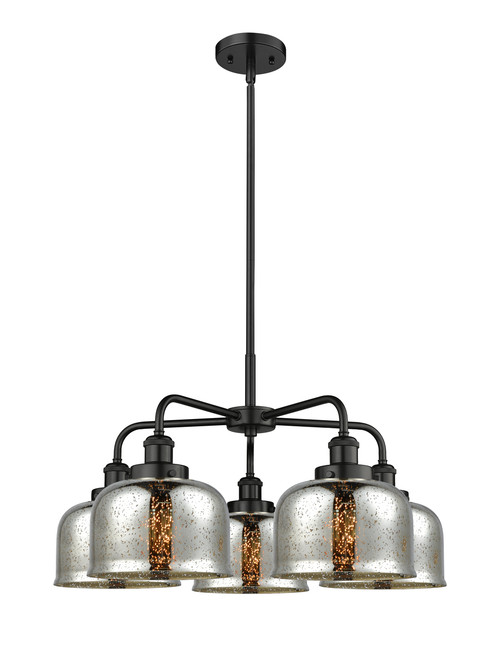 INNOVATIONS 916-5CR-BK-G78 Cone 5 26 inch Chandelier Matte Black