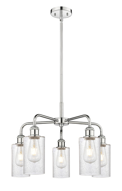 INNOVATIONS 516-5CR-PC-G804 Ballston 5 21.875 inch Chandelier Polished Chrome INNOVATIONS 516-5CR-PC-G804 Ballston 5 21.875 inch Chandelier Polished Chrome