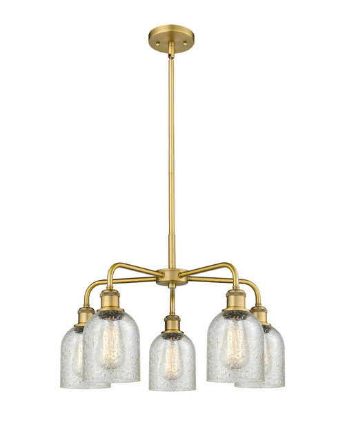 INNOVATIONS 516-5CR-BB-G259 Caledonia 5 23 inch Chandelier Brushed Brass