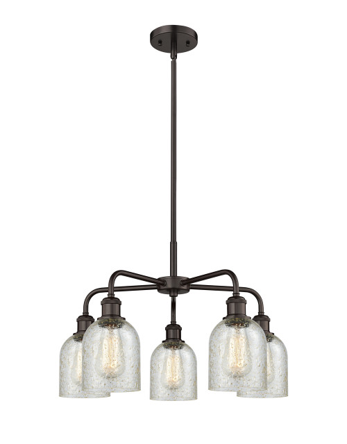 INNOVATIONS 516-5CR-OB-G259 Caledonia 5 23 inch Chandelier Oil Rubbed Bronze