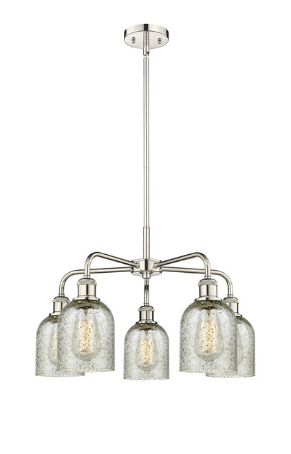 INNOVATIONS 516-5CR-PN-G259 Caledonia 5 23 inch Chandelier Polished Nickel