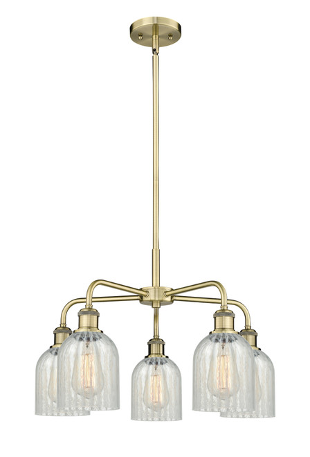 INNOVATIONS 516-5CR-AB-G2511 Caledonia 5 23 inch Chandelier Antique Brass