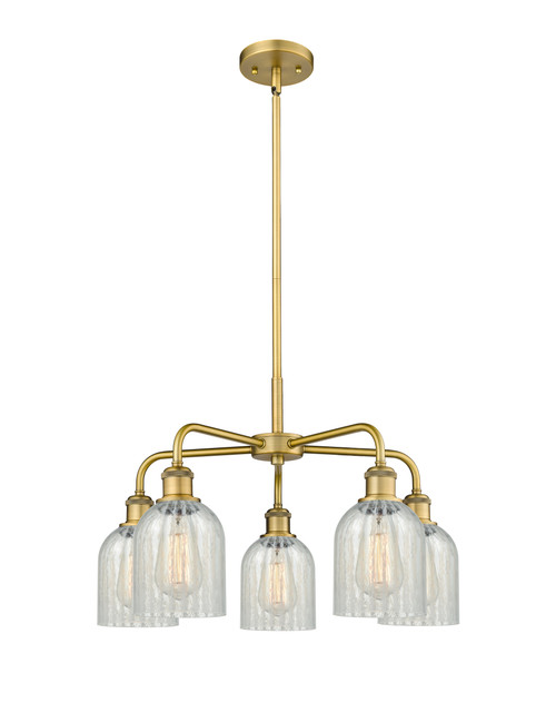 INNOVATIONS 516-5CR-BB-G2511 Caledonia 5 23 inch Chandelier Brushed Brass