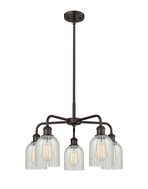 INNOVATIONS 516-5CR-OB-G2511 Caledonia 5 23 inch Chandelier Oil Rubbed Bronze