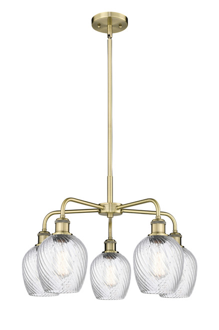 INNOVATIONS 516-5CR-AB-G292 Salina 5 23 inch Chandelier Antique Brass