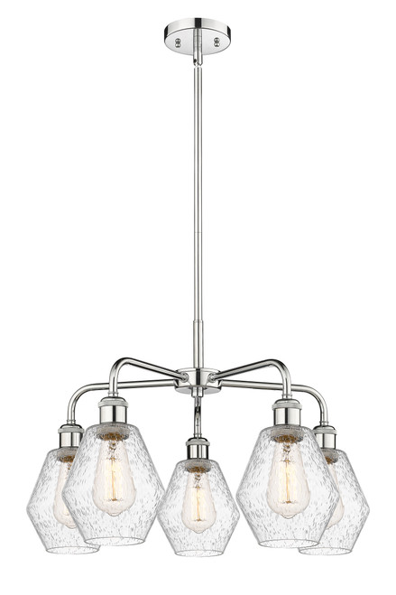 INNOVATIONS 516-5CR-PC-G654-6 Cindyrella 5 24 inch Chandelier Polished Chrome