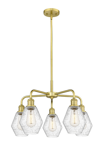 INNOVATIONS 516-5CR-SG-G654-6 Cindyrella 5 24 inch Chandelier Satin Gold
