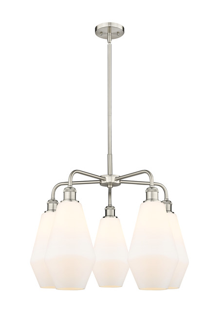 INNOVATIONS 516-5CR-SN-G651-7 Cindyrella 5 25 inch Chandelier Satin Nickel