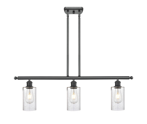 INNOVATIONS 516-3I-BK-G804 Clymer 3 36 inch Island Light Matte Black
