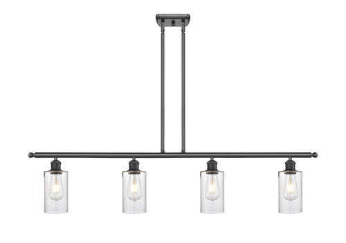 INNOVATIONS 516-4I-BK-G804 Clymer 4 48 inch Island Light Matte Black