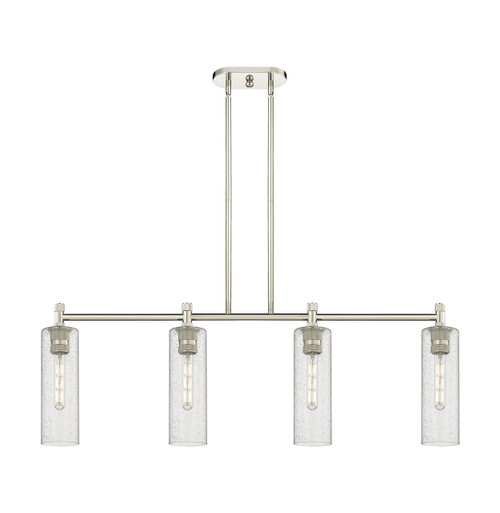 INNOVATIONS 434-4I-PN-G434-12SDY Crown Point 4 43.75 inch Island Lighting Polished Nickel