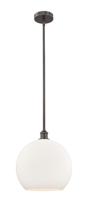 INNOVATIONS 616-1S-OB-G121-14 Athens 1 Light 13.75 inch Pendant Oil Rubbed Bronze