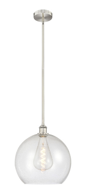 INNOVATIONS 616-1S-SN-G124-14 Athens 1 Light 13.75 inch Pendant Brushed Satin Nickel