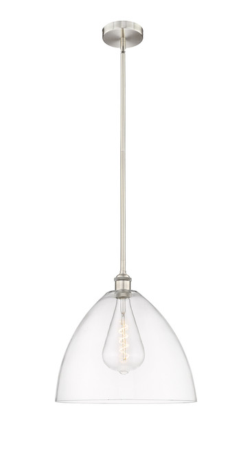 INNOVATIONS 616-1S-SN-GBD-162 Edison Dome 1 Light 16 inch Pendant Brushed Satin Nickel