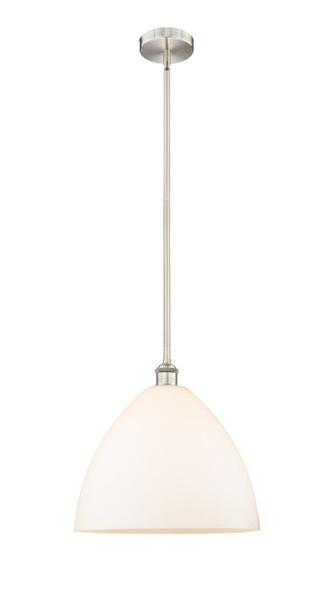 INNOVATIONS 616-1S-SN-GBD-161 Edison Dome 1 Light 16 inch Pendant Brushed Satin Nickel