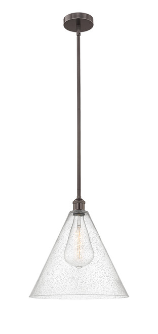 INNOVATIONS 616-1S-OB-GBC-164 Edison Cone 1 Light 16 inch Pendant Oil Rubbed Bronze