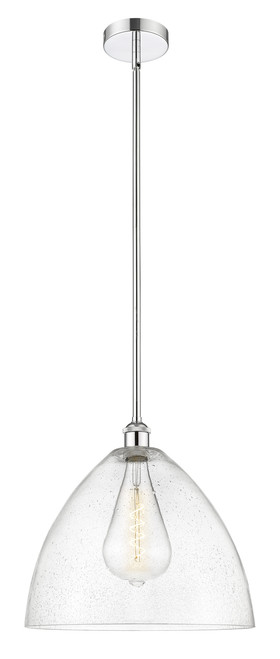 INNOVATIONS 616-1S-PC-GBD-164 Edison Dome 1 Light 16 inch Pendant Polished Chrome