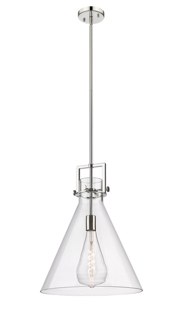 INNOVATIONS 411-1SL-PN-G411-16CL Newton Cone 1 16 inch Pendant Polished Nickel INNOVATIONS 411-1SL-PN-G411-16CL Newton Cone 1 16 inch Pendant Polished Nickel