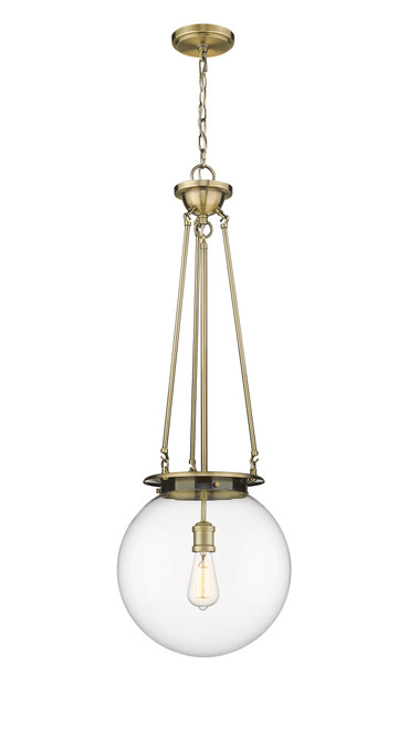 INNOVATIONS 221-1P-AB-G202-14 Beacon 1 14 inch Pendant Antique Brass