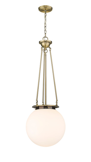 INNOVATIONS 221-1P-AB-G201-14 Beacon 1 14 inch Pendant Antique Brass