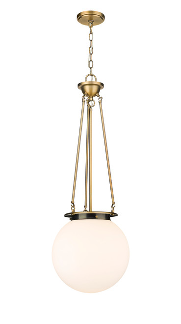INNOVATIONS 221-1P-BB-G201-14 Beacon 1 14 inch Pendant Brushed Brass