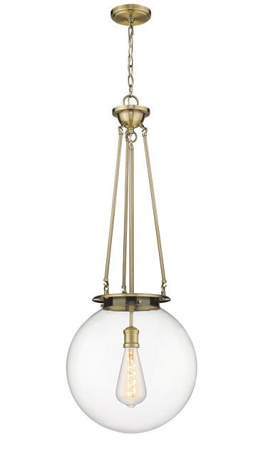 INNOVATIONS 221-1P-AB-G202-16 Beacon 1 16 inch Pendant Antique Brass