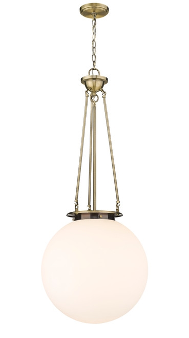 INNOVATIONS 221-1P-AB-G201-18 Beacon 1 18 inch Pendant Antique Brass