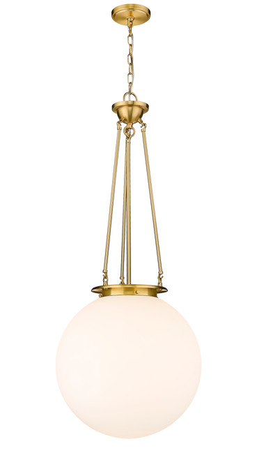 INNOVATIONS 221-1P-SG-G201-18 Beacon 1 18 inch Pendant Satin Gold