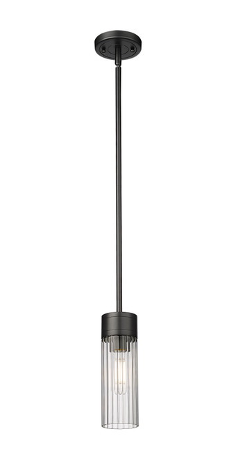 INNOVATIONS 429-1S-BK-G429-8CL Empire 1 3.125 inch Pendant Matte Black