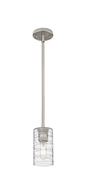 INNOVATIONS 434-1S-SN-G434-7DE Crown Point 1 4.5 inch Pendant Satin Nickel
