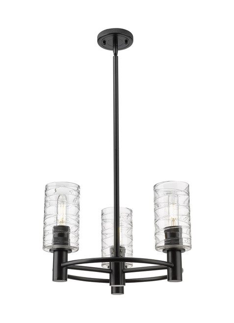 INNOVATIONS 434-3CR-BK-G434-7DE Crown Point 3 18 inch Pendant Matte Black INNOVATIONS 434-3CR-BK-G434-7DE Crown Point 3 18 inch Pendant Matte Black
