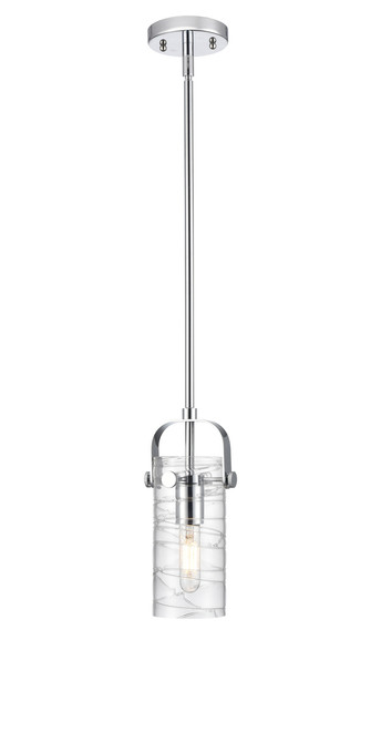 INNOVATIONS 423-1S-PC-G423-7DE Pilaster II Cylinder 1 5 inch Pendant Polished Chrome