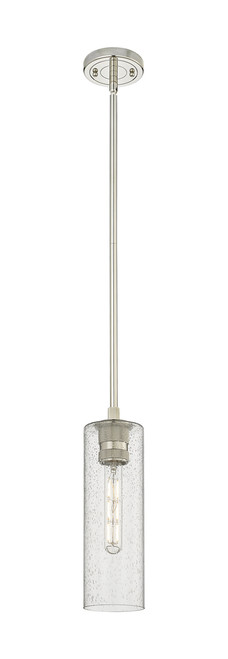 INNOVATIONS 434-1S-PN-G434-12SDY Crown Point 1 4.5 inch Pendant Polished Nickel