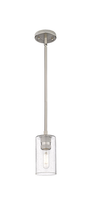 INNOVATIONS 434-1S-SN-G434-7SDY Crown Point 1 4.5 inch Pendant Satin Nickel