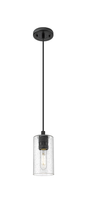 INNOVATIONS 434-1P-BK-G434-7SDY Crown Point 1 4.5 inch Pendant Matte Black