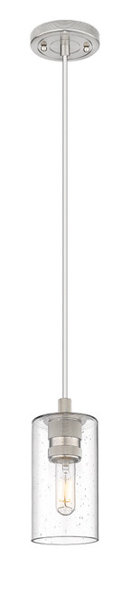 INNOVATIONS 434-1P-PN-G434-7SDY Crown Point 1 4.5 inch Pendant Polished Nickel