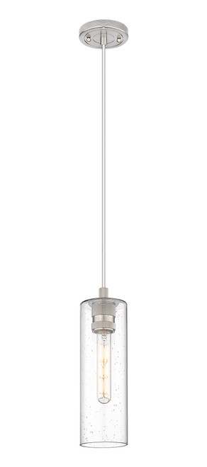 INNOVATIONS 434-1P-SN-G434-12SDY Crown Point 1 4.5 inch Pendant Satin Nickel